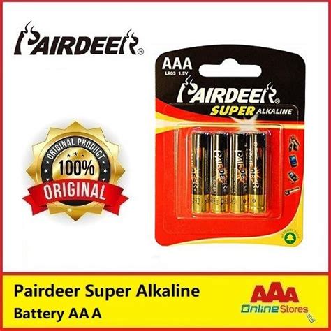 are pairdeer aa or aaa good preforming batteries